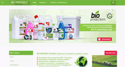 Desktop Screenshot of bio-produkty.pl